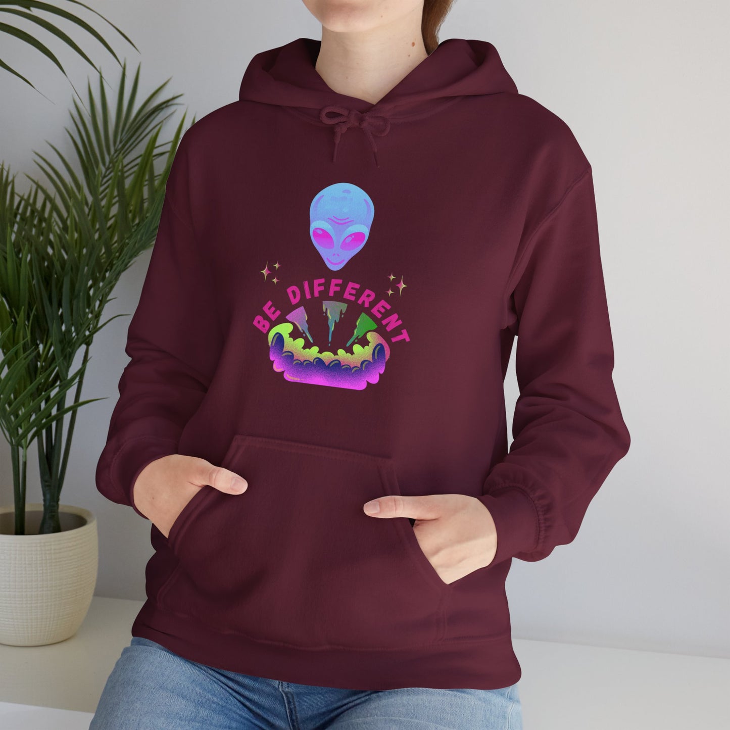 BE DIFFERENT - Unisex Hooded Sweatshirt