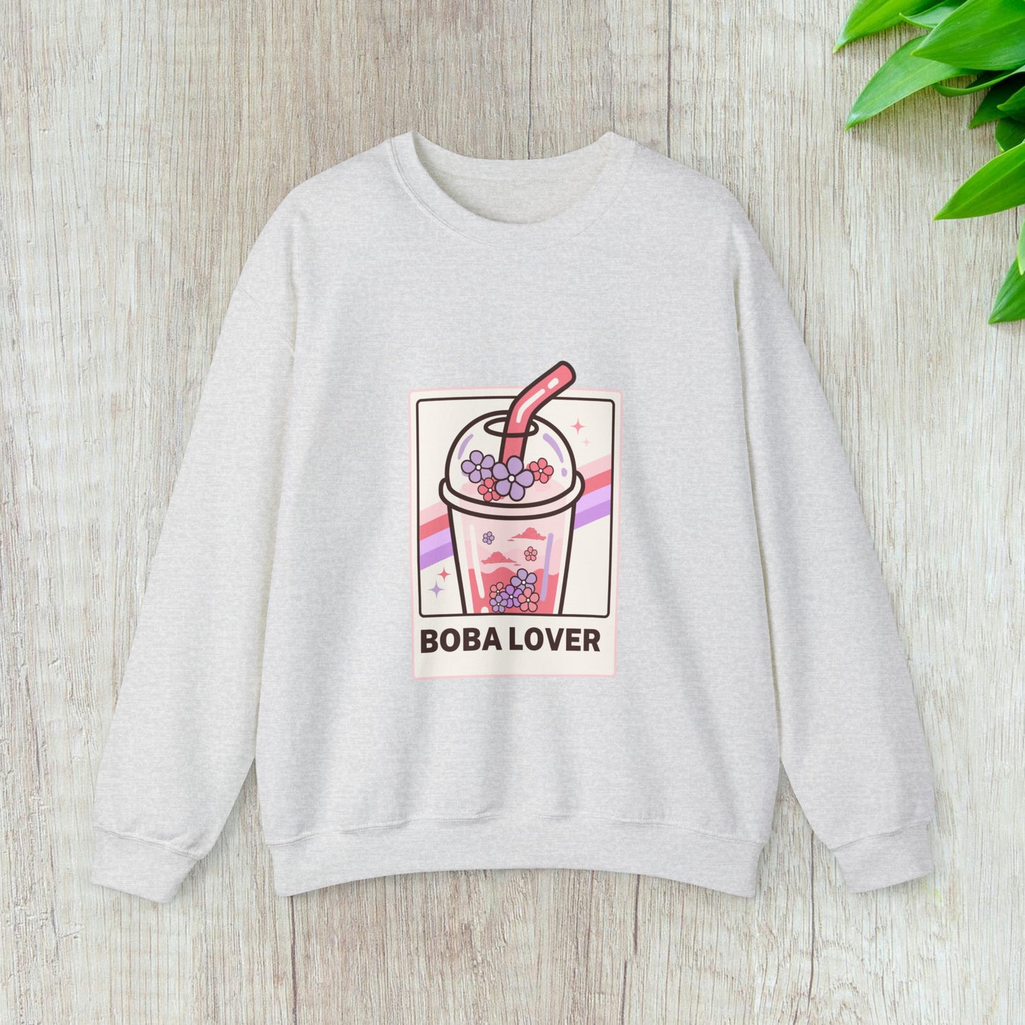 BOBA LOVER - Unisex Crewneck Sweatshirt