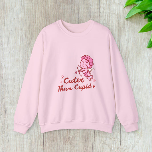 CUTER THAN CUPID - Women Crewneck Sweatshirt
