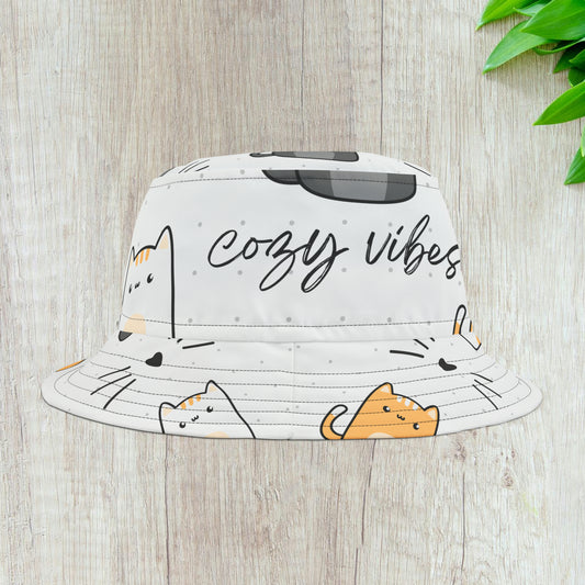 Cozy Vibes - Bucket Hat (AOP)